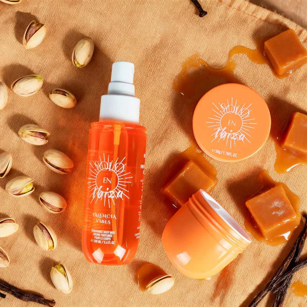 Valencia Vibes 2-Piece Set, Solo En Ibiza Fragrance Mist and Body Cream Gift Box